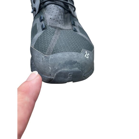 OnCloud tilt men Black Mesh Leather running shoes sneakers size 8.5 SKU 8897 - Picture 13 of 16